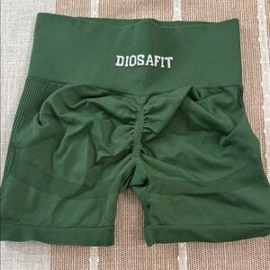 Diosafit Women's Forest Green Bike Shorts